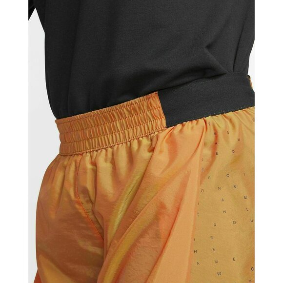 NIKE Tennis Shorts Women Extra Small Tempo Lux Running DRI FIT Orange BV3290-671 - Picture 5 of 13